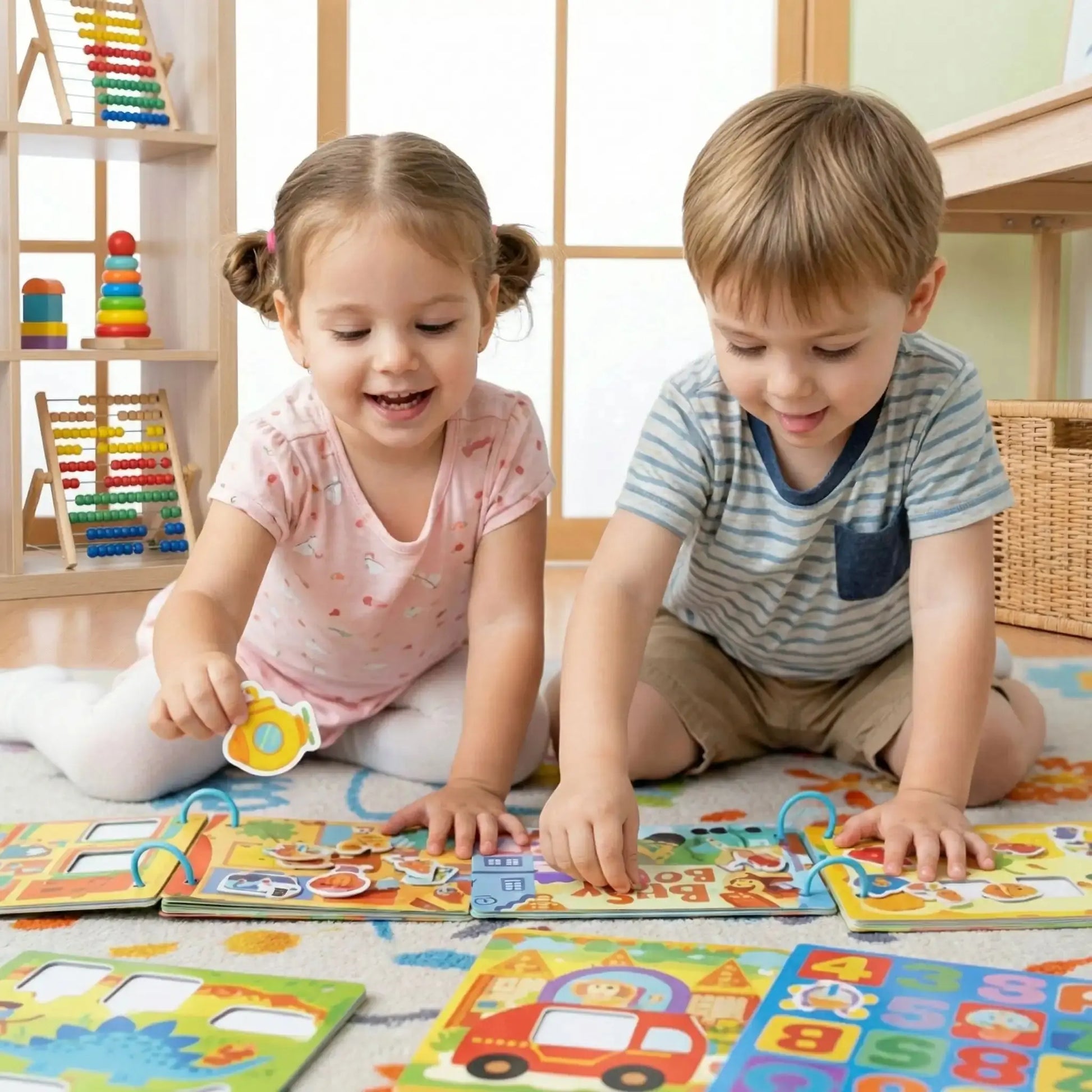 Livre Educatif Pour Enfants 2 à 6 ans - Busy Book Montessori - Educatifs Jeux