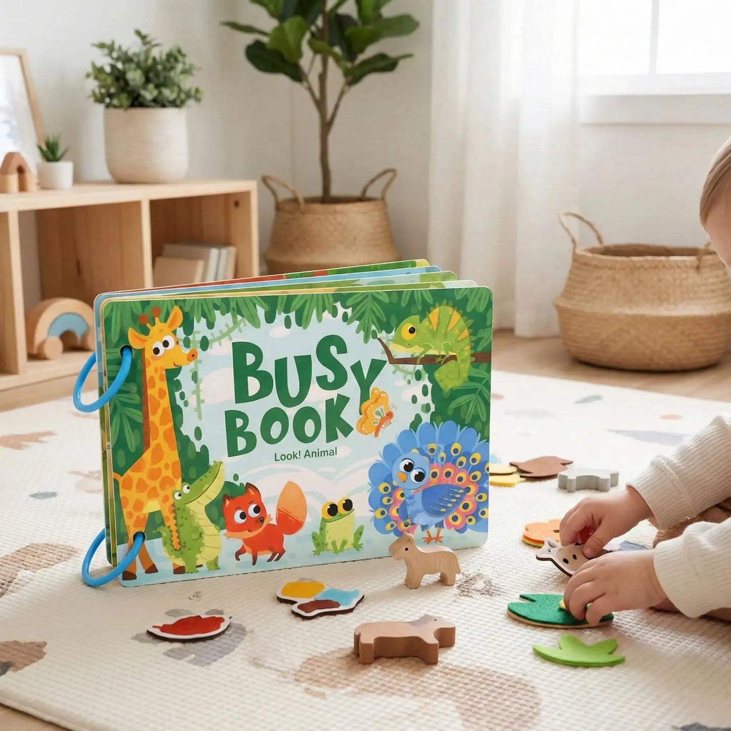 Livre Educatif Pour Enfants 2 à 6 ans - Busy Book Montessori - Educatifs Jeux