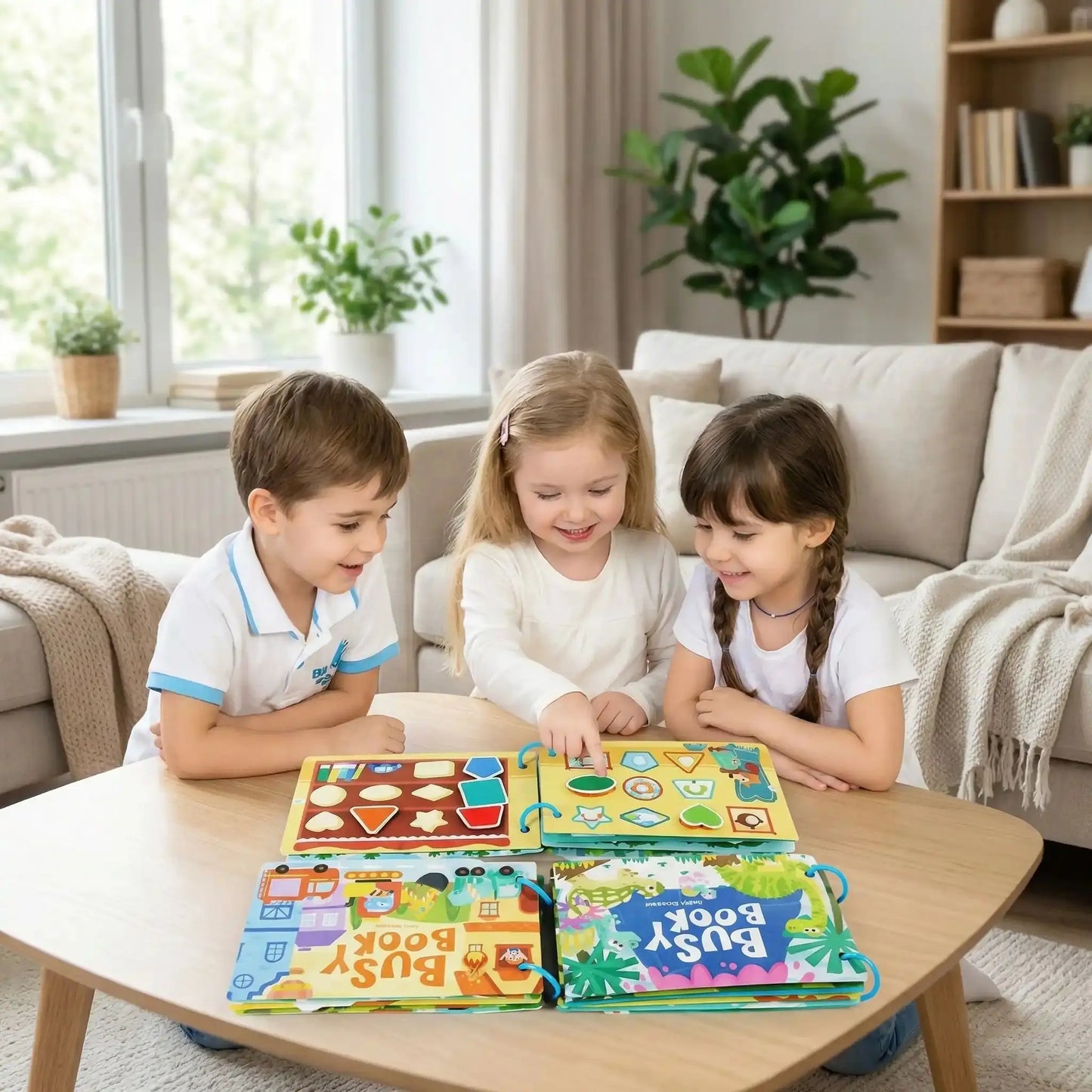 Livre Educatif Pour Enfants 2 à 6 ans - Busy Book Montessori - Educatifs Jeux