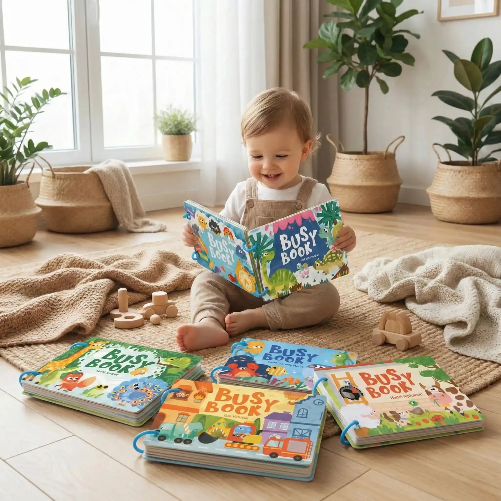 Livre Educatif Pour Enfants 2 à 6 ans - Busy Book Montessori - Educatifs Jeux